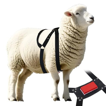 Ram Breeding Marking Harness for Sheep&Goat with Mating Crayon Block Marker