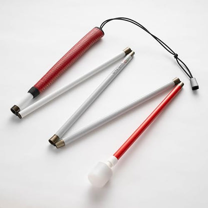 NO-JAB® Ambutech Cane, Ambutech's Best Graphite Shaft with a Rolling Marshmallow Tip, “No More Sharp Jabs to Your Body”. Quality Makes a World of Difference. (Patent 10,898,406 B2) - size: 50-Inch