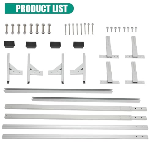 Aluminum Trailer Roof Ladder Rack for Enclosed and Open Trailers