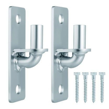 2 Pack Wall Mount Gate Hinges with 5/8" Pin Included Screws - size: 2 Pack