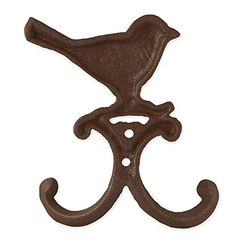 DII Cast Iron Decorative Wall Hook Set, Bird, 2 Count - size: Bird