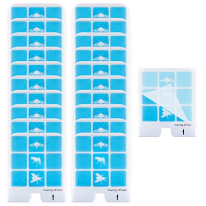 20 Pcs Refill Glue Cards Compatible with Safer Home SH502, SH503 Indoor Fly DT3005W Plug-in Bug Light for Flies, Fruit Flies, Moths, Gnats, and Other Flying Insects