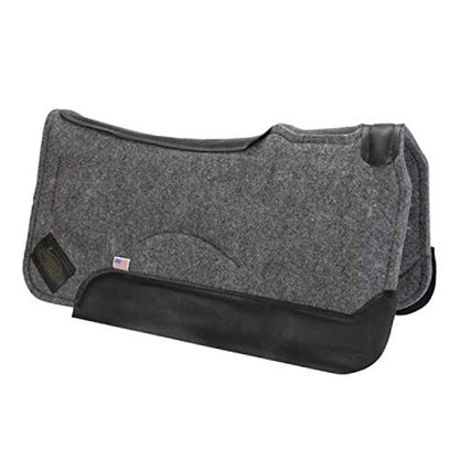 Contour Saddle Pad - color: Gray, size: 30 inches (with 1 inch pad)