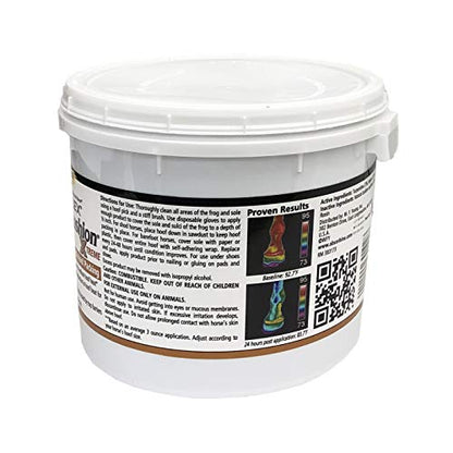 Absorbine Hooflex Magic Cushion Xtreme Horse Hoof Packing, 4 lb / 20 Hooves | Fast-Acting, Reduces Hoof Heat Within 1 Hour, Calms Inflammation, Safe for Show, High Concentration of Active Ingredients - size: 4 Pound (Pack of 1)