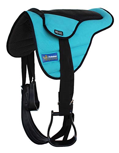 Horse Western Lightweight Neoprene Padded Bareback Saddle Pad 39186 - color: Turquoise, size: 32" L x 4" W
