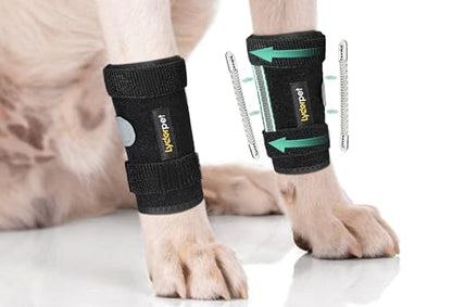 Dog Front Leg Brace Ankle Support for Forelilmb, Canine Dog Wrist Brace Splint, Protects Foreleg Carpus Joint Wounds Heals, Helps with Loss of Stability Caused by Arthritis - size: XXS/XS