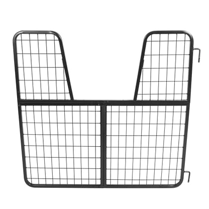 52" W x 50.5" H Horse Stall Gate for Livestock Enclosures Steel | Powder Coated Black