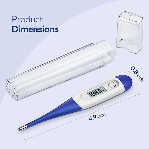 Boncare Rectal Thermometer for Baby 2 Packs (Dark Blue+Green) - color: Dark Blue+Green