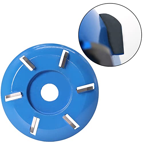 Arinda Goat Hoof Trimmers Tool - Professional Electric Hoof Trimming Disc, Metal Wood Carving Tools for Angle Grinder Attchments, Horses Cow Foot Repair (Blue 6 Teeth) - color: Blue 6 Teeth
