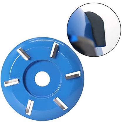 Arinda Goat Hoof Trimmers Tool - Professional Electric Hoof Trimming Disc, Metal Wood Carving Tools for Angle Grinder Attchments, Horses Cow Foot Repair (Blue 6 Teeth) - color: Blue 6 Teeth