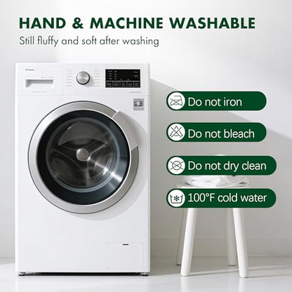 Full Size Electric Blanket Green, Soft Fast Heating, 1-10H Timer - color: 05 - Green, size: Full - 72" x 84"