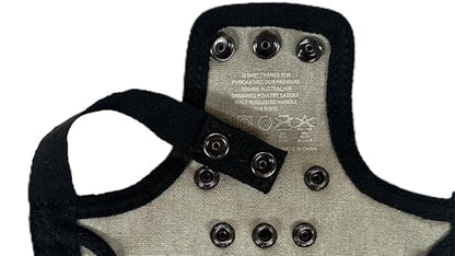 DOWN UNDER OUTDOORS 2 Medium-Large Chicken Saddles (Insulated Light Gray) - color: Insulated Light Grey