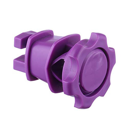 25-Pack Screw-Tight Electric Fence Round Post Insulator, Purple - color: Purple