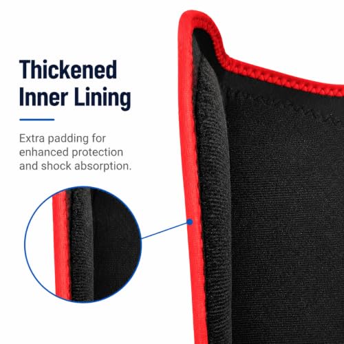 Horse Sport Boots 4 Pack Front Hind Neoprene Splint Leg Wraps - color: Red