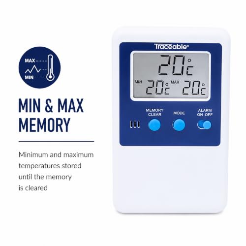 Traceable® Digital Thermometers with Calibration (Bottle Probe) - size: Bottle Probe