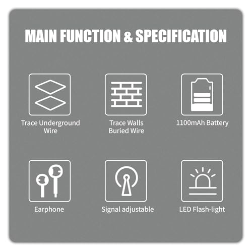 Advanced Circuit Tracer Underground Wire Break Locator Wire Tracer Electrical in Wall Underground Short Open Detection, Cable and Network Tester High nan