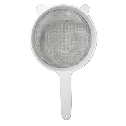 Norpro Stainless Steel Strainer, 8-1/2", 8.5", White - size: 8.5"
