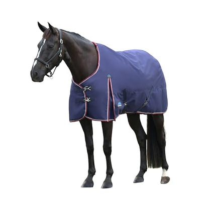 WeatherBeeta ComFiTec Essential Turnout 0g, Navy/Burgundy, 84" - color: Navy/Burgundy, size: 84"