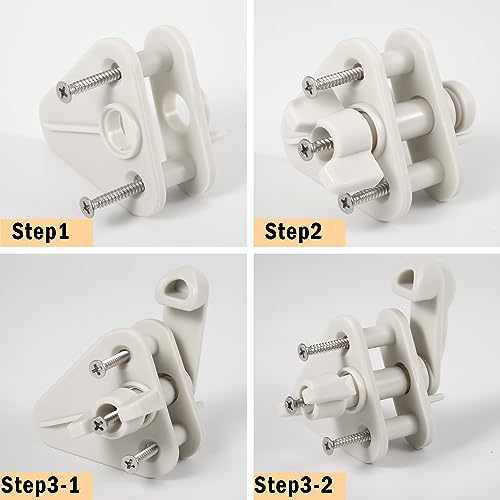 NQEUEPN 2pcs Pontoon Gate Latch Replacement