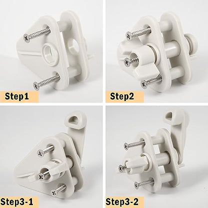NQEUEPN 2pcs Pontoon Gate Latch Replacement