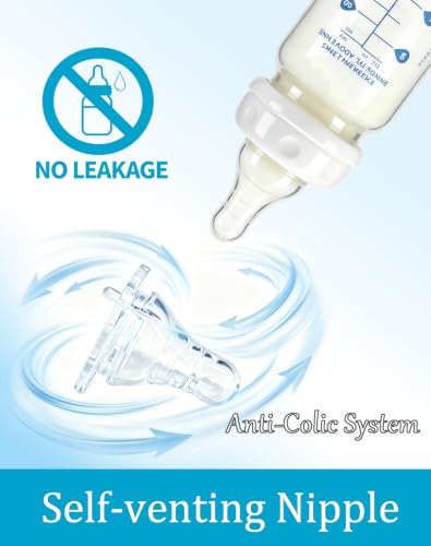 Replacement Nipples Compatible with Similac & Enfamil Ready-to-Feed Baby Bottles, Soft Silicone Baby Bottle Nipples, Medium Flow, Reusable, BPA Free, Dishwasher Safe, 6 Pack - size: Medium Flow, 3 Month +