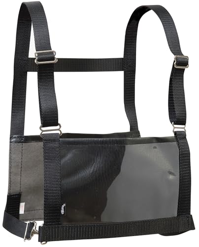 Weaver Leather Livestock Exhibitor Number Harness, Black, Small/Medium