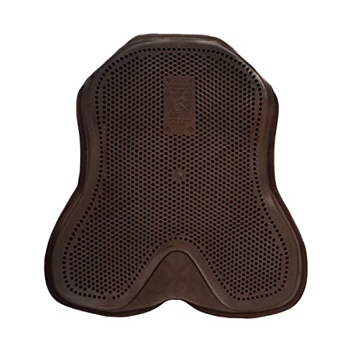 ACAVALLO Seat Saver Jump Gel Out 10mm Gel Thickness - color: Brown, size: Large