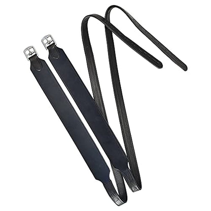 Total Saddle Fit Stability Stirrup Leathers Jump & Dressage Styles - Wide Body English Stirrup Leathers - size: 60" Dressage