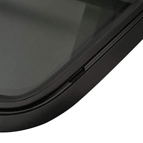 24" W X 20" H RV Window Horizontal RV Windows Privacy RV Replacement Window Stable Sliding Windows Black Universal Rectangular RV Windows With Trim Ring for Teardrop Cargo Horse Trailer Marine Camper - color: 24" W x 20" H