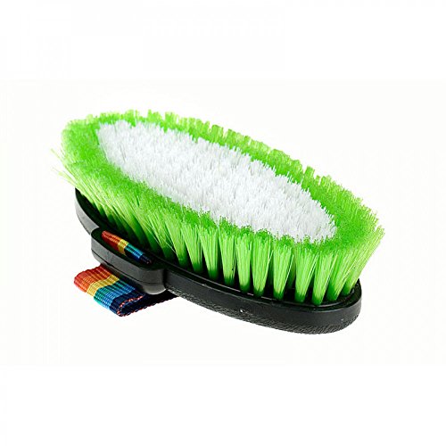 HORZE Large Basic Body Brush - Green - One Size - color: Green