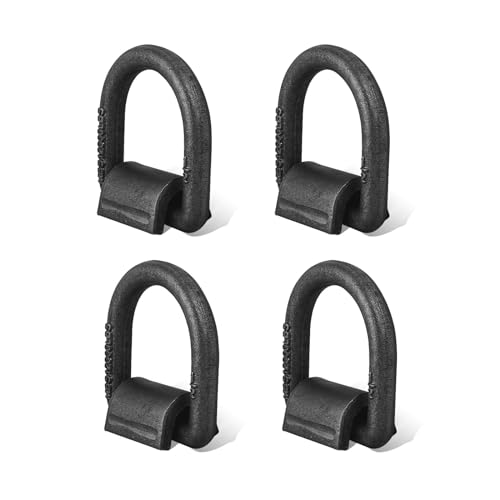 4 Pack Heavy Duty Weld On D-Ring for Trailer 1/2 Inch 12000 LBS. | Weld On D-Ring for Trailer 1/2 Inch Max Break Strength 12000 LBS,Stake Pocket D Rings Truck Tie Down Anchor - size: 1/2 inch