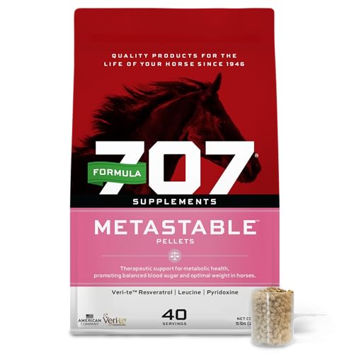 Formula 707 MetaStable Pellets for Horses, 5 lb, 40 Servings