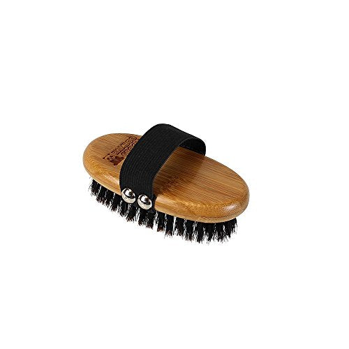 Alcott Bamboo Groom Palm Brush with Boar Bristles for Pets - style: Palm Brush with Boar Bristles