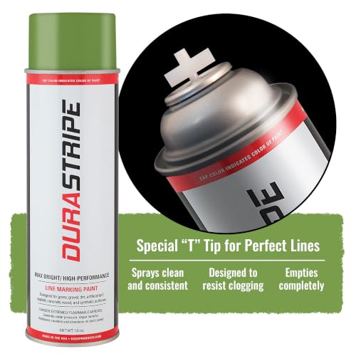Athletic Field Marking Paint (Green) 12-18oz Cans Per Case - color: Green