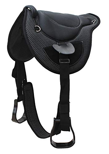 CHALLENGER Horse Saddle PAD Horse Western Lightweight Breathable Neoprene Bareback 39TS03 - color: Black