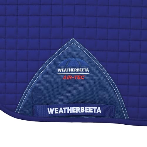 WeatherBeeta Prime Air-Tec Dressage Saddle Pad - color: Cobalt, size: Large