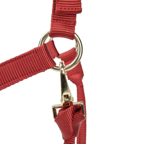 Shires ARMA Adjustable Nylon Halter - color: Red, size: Cob