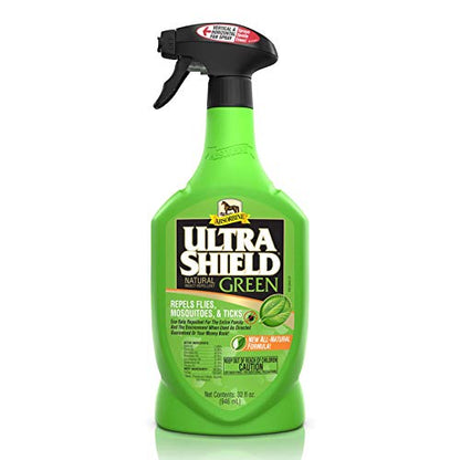 Absorbine UltraShield Green Natural Insect Repellent, 32 oz Sprayer - size: 32 Fl Oz (Pack of 1)