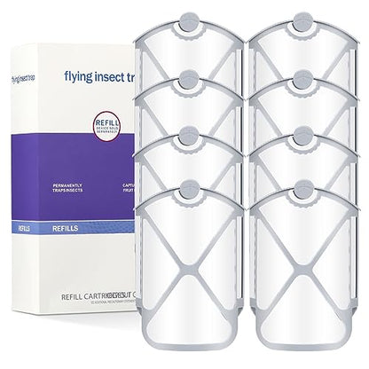 Husaco Flying Insect Trap Refills & 8 Cartridges