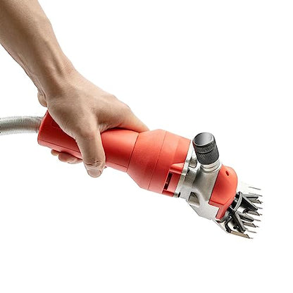 1200W Sheep Shears Clippers, 2800RPM Adjustable Electric Sheep Shear, Heavy Duty Livestock Haircut, Professional Thick Coat Shearing Clippers for Alpacas, Sheep, Goat, 2 Blades, Red
