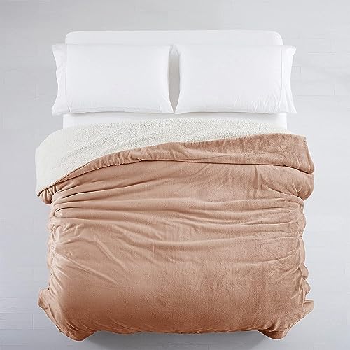 IR Imperial Rooms 9 Pack Bulk King Sherpa Blankets 108x90 Camel - color: Camel, size: King (Pack of 9)