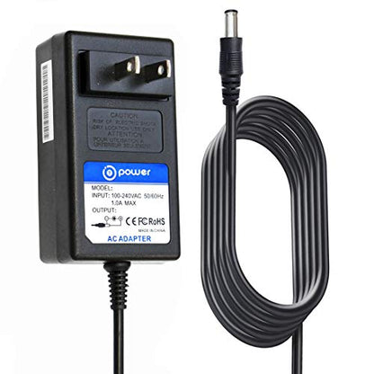 T-Power 6.6ft Long Cable Ac Adapter for 9V VeriFone Omni 3730 5100 Vx510 Vx570 Vx510LE Vx610 5750C Vx810 Duet Terminal, CPS10936-3T-R Switching Power Supply Cord Charger Wall Plug Spare