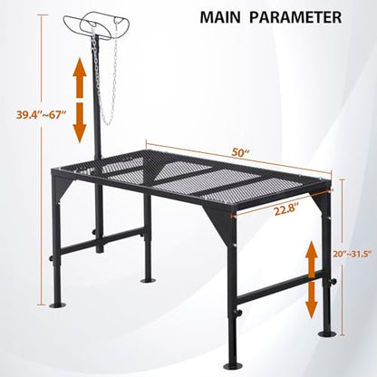 Metal Livestock Stand, Sheep Livestock Stand 50“ x 22.8" - size: 50“ x 22.8"