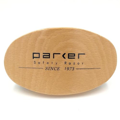 Parker Natural Boar Bristle Military-Style Hair and Beard Brush
