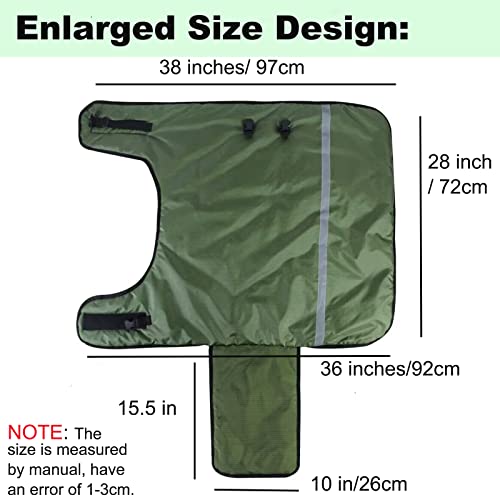 Calf Blanket Calves Warm Clothes Calf Saver Coat, Sheep Goat Blanket, for Keep Cows Goats Sheeps Warmming, Thickened Belly Protection,1PCS - color: Green 1Pcs