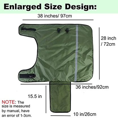 Calf Blanket Calves Warm Clothes Calf Saver Coat, Sheep Goat Blanket, for Keep Cows Goats Sheeps Warmming, Thickened Belly Protection,1PCS - color: Green 1Pcs
