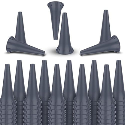 2.5mm Disposable Ear Specula Tips for Universal Otoscopes – Compitible with W-E-L-C-H A-L-L-Y-N, K-a-W-e, RIES'TER, H.E.I.N.E| Plastic Replacement Covers | Gray | Pack of 2000 - size: 2.5MM, style: Pack of 2000