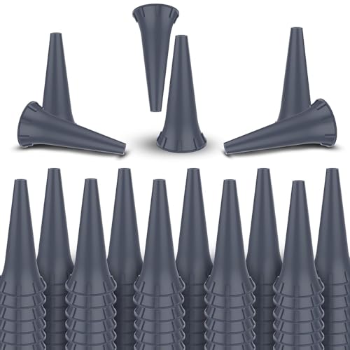 2.5mm Disposable Ear Specula Tips for Universal Otoscopes – Compitible with W-E-L-C-H A-L-L-Y-N, K-a-W-e, RIES'TER, H.E.I.N.E| Plastic Replacement Covers | Gray | Pack of 800 - size: 2.5MM, style: Pack of 800