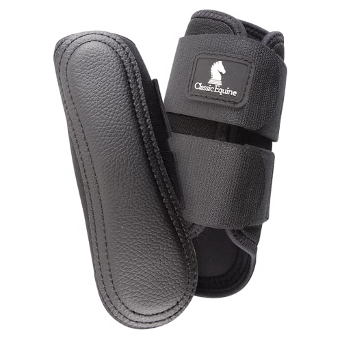 Classic Equine AirWave Classic Splint Boots, Front - color: Black