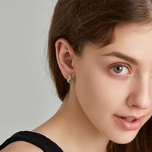 Cat Dinosaur Dragon Horse Stud Earrings for Women,Animal Wolf Sloth Fox LLama Butterfly Earrings Gifts Jewelry - color: Stud Wolf